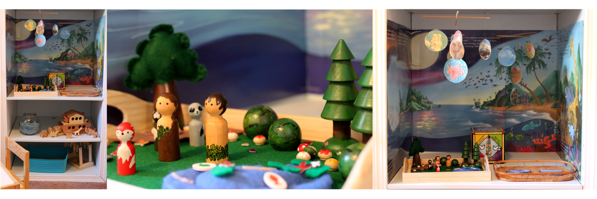 Montessori-inspired classroom growing with God web